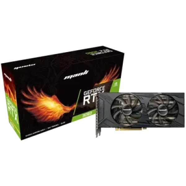 Manli GeForce RTX 3060 12GB Nebula Twin GDDR6 Graphic Card